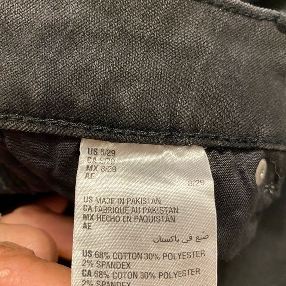 INC International Concepts Women's Washed Black Mid-Rise Boyfriend Jeans size 8 - Picture 12 of 16